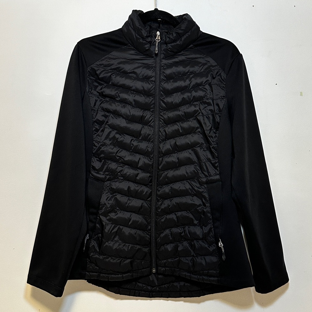 32°Degrees Women Mixed Media Jacket - Black